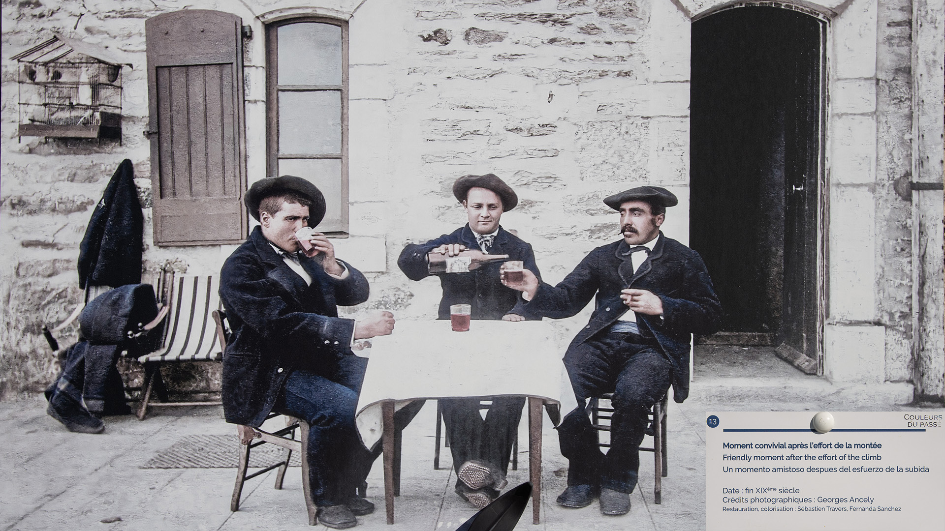 Les derniers porteur dans un moment convivial